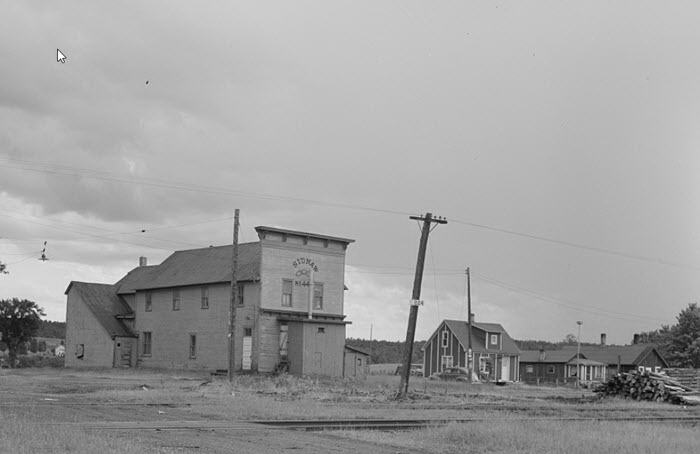 Odd Fellows Theater - Great Shot Of Sidnaw In The Old Days (newer photo)